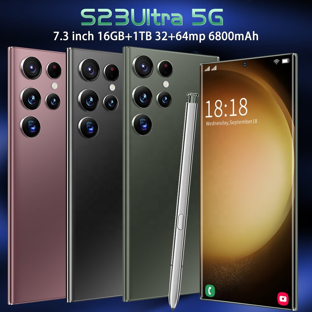 Original 5g Mobile phones cash on delivery S23 Ultra 7.3 Inch16gb +1tb Android rugged smartphone 3g & 4g de smartphones